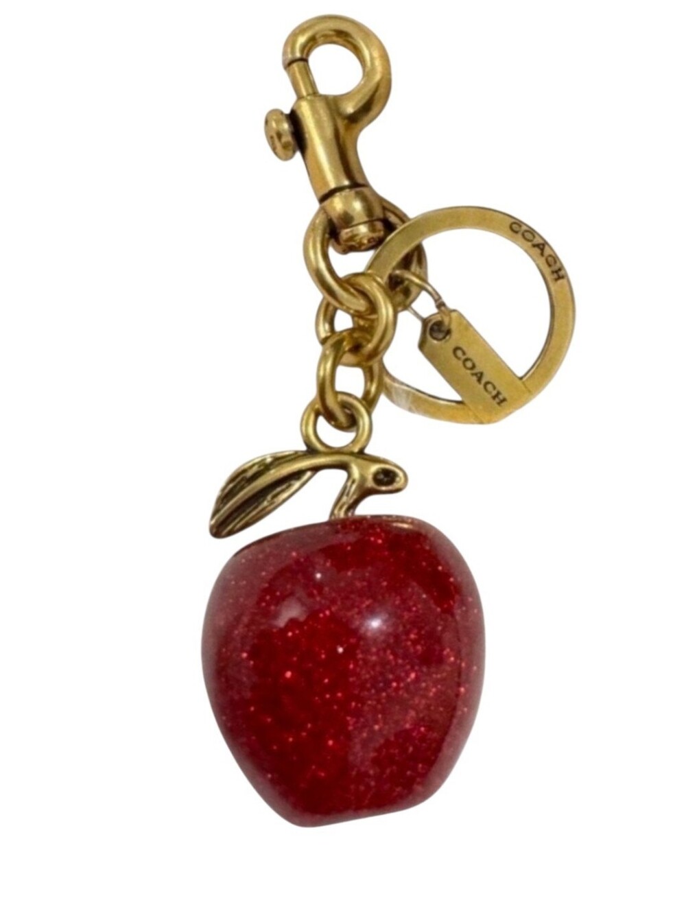 COACH Apple Bag Charm